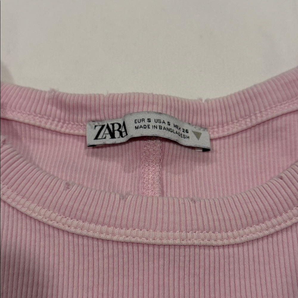 Zara Ribbed Full Length Tank Top - Picture 3 of 4